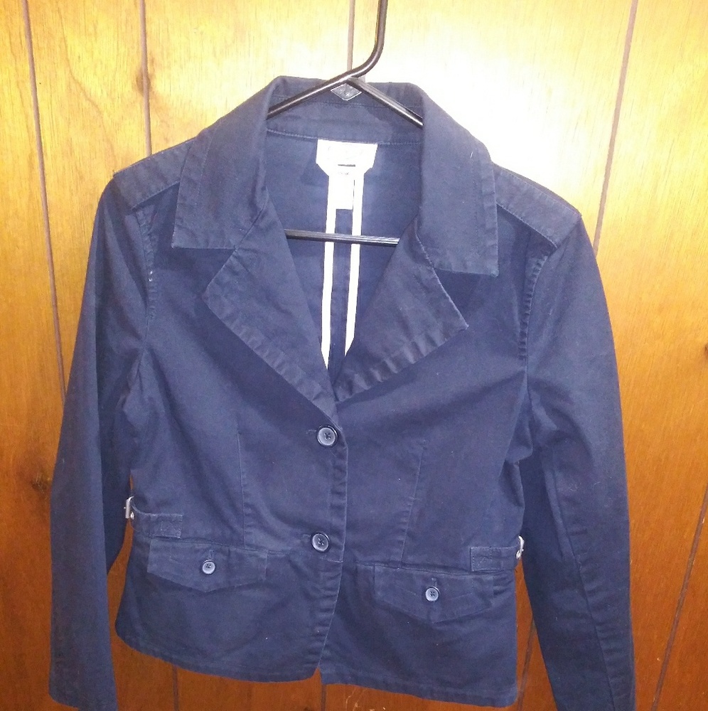 Talbots size 10P Navy jacket